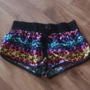 Rainbow leopard Walmart shorts